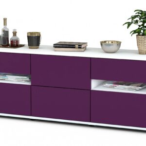 Lowboard Andrea, Lila (136x49x35cm)