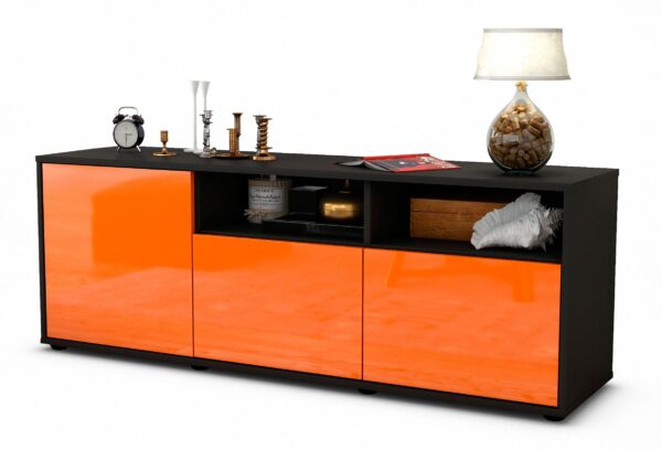 Lowboard Angelina, Orange (136x49x35cm)