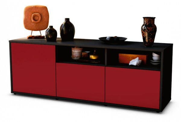 Lowboard Angelina, Bordeaux (136x49x35cm)