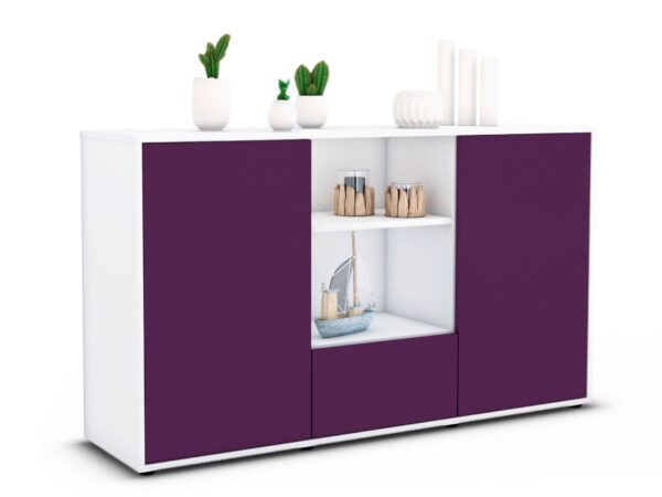 Sideboard Desideria, Lila (136x79x35cm)