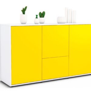 Sideboard Diana, Gelb (136x79x35cm)