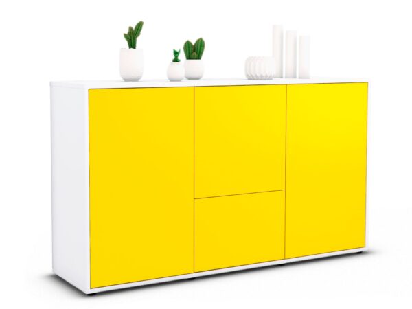 Sideboard Diana, Gelb (136x79x35cm)