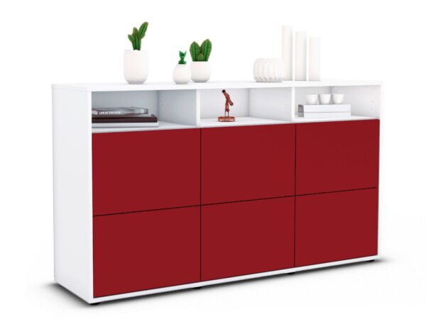 Sideboard Dilara, Bordeaux (136x79x35cm)