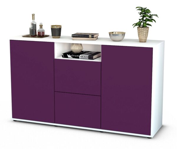 Sideboard Dimphi, Lila (136x79x35cm)