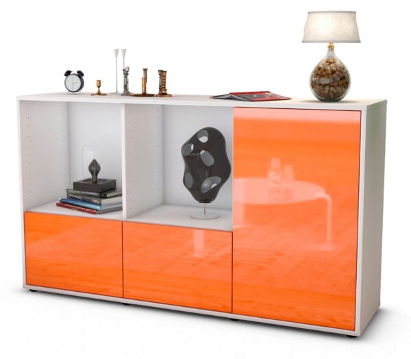 Sideboard Dolcia, Orange (136x79x35cm)
