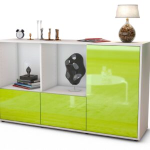 Sideboard Dolcia, Grün (136x79x35cm)