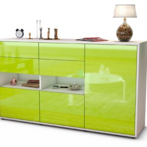 Sideboard Domi, Grün (136x79x35cm)