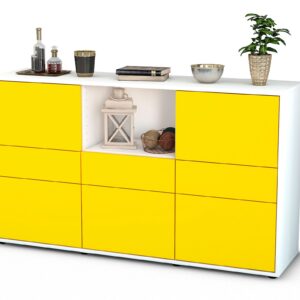Sideboard Dominika, Gelb (136x79x35cm)