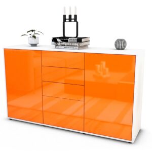 Sideboard Donatella, Orange (136x79x35cm)
