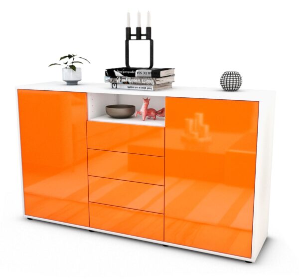 Sideboard Donnice, Orange (136x79x35cm)