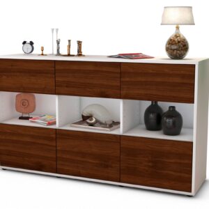 Sideboard Dorett, Walnuss (136x79x35cm)
