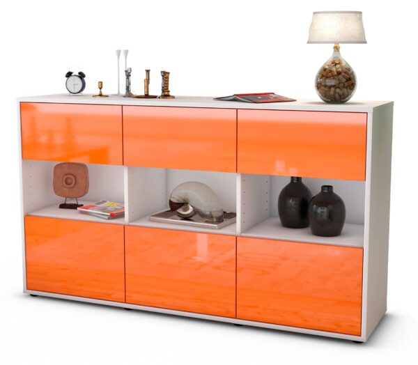 Sideboard Dorett, Orange (136x79x35cm)