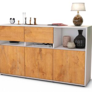 Sideboard Dorotea, Eiche (136x79x35cm)