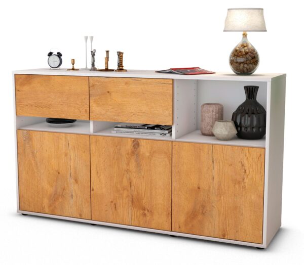 Sideboard Dorotea, Eiche (136x79x35cm)