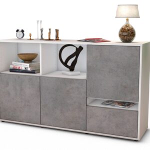 Sideboard Eda, Beton (136x79x35cm)
