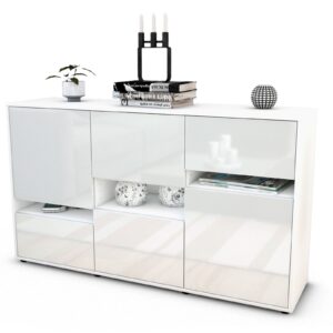 Sideboard Egizia, Weiß (136x79x35cm)