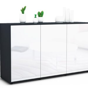 Sideboard Delia, Weiß (136x79x35cm)