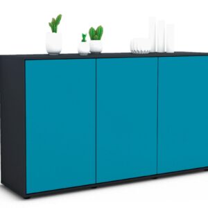 Sideboard Delia, Türkis (136x79x35cm)