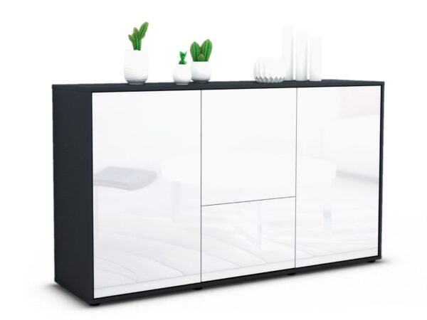 Sideboard Diana, Weiß (136x79x35cm)