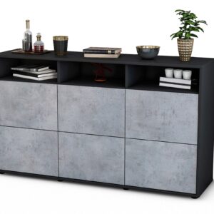 Sideboard Dilara, Beton (136x79x35cm)