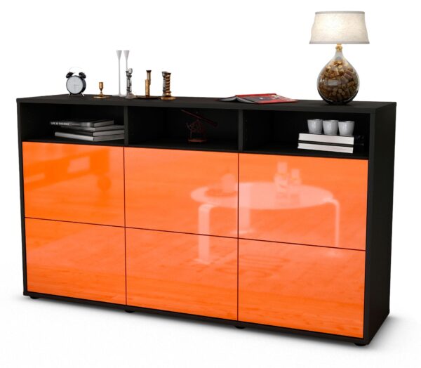 Sideboard Dilara, Orange (136x79x35cm)
