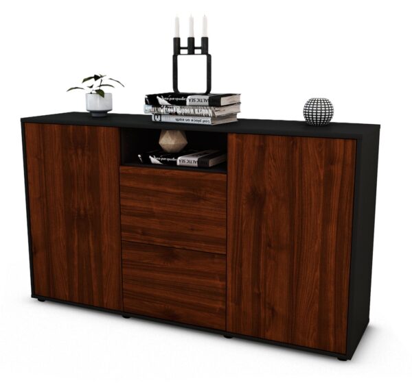 Sideboard Dimphi, Walnuss (136x79x35cm)