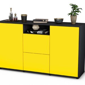 Sideboard Dimphi, Gelb (136x79x35cm)
