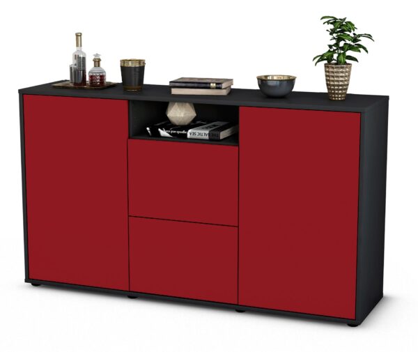 Sideboard Dimphi, Bordeaux (136x79x35cm)