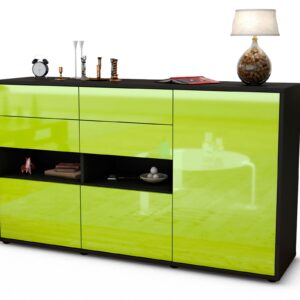 Sideboard Domi, Grün (136x79x35cm)