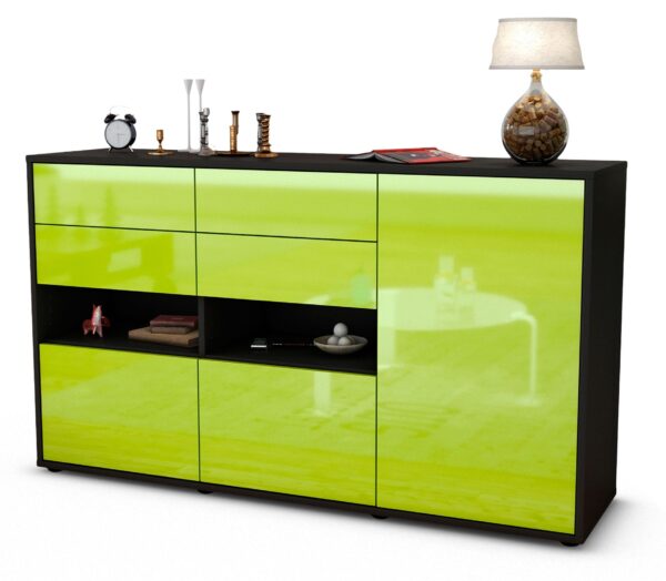 Sideboard Domi, Grün (136x79x35cm)