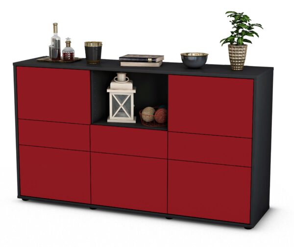 Sideboard Dominika, Bordeaux (136x79x35cm)
