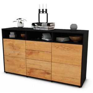 Sideboard Donabella, Eiche (136x79x35cm)