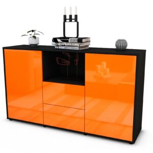 Sideboard Donika, Orange (136x79x35cm)