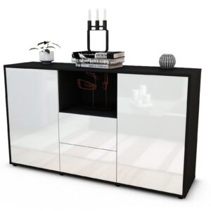 Sideboard Donika, Weiß (136x79x35cm)