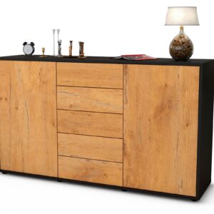 Sideboard Dorelly, Eiche (136x79x35cm)