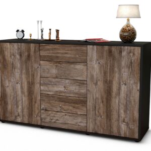 Sideboard Dorelly, Treibholz (136x79x35cm)