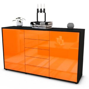 Sideboard Dorelly, Orange (136x79x35cm)