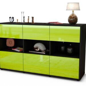 Sideboard Dorett, Grün (136x79x35cm)