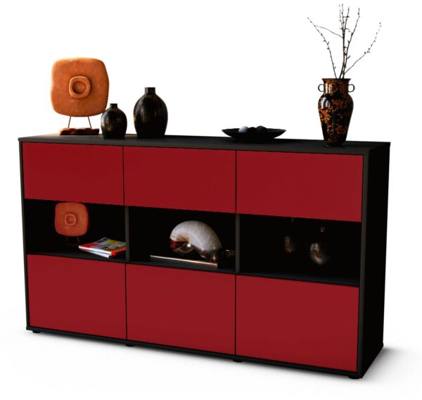 Sideboard Dorett, Bordeaux (136x79x35cm)