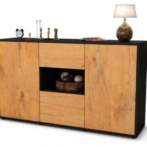 Sideboard Doriana, Eiche (136x79x35cm)