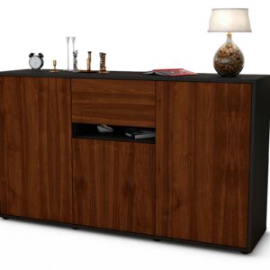 Sideboard Dorina, Walnuss (136x79x35cm)