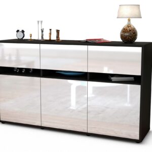 Sideboard Dorinde, Weiß (136x79x35cm)