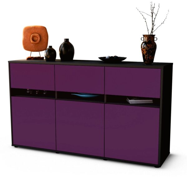 Sideboard Dorinde, Lila (136x79x35cm)