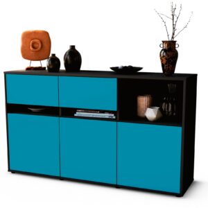 Sideboard Dorotea, Türkis (136x79x35cm)