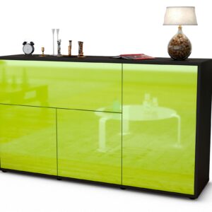 Sideboard Edera, Grün (136x79x35cm)