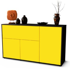 Sideboard Edera, Gelb (136x79x35cm)