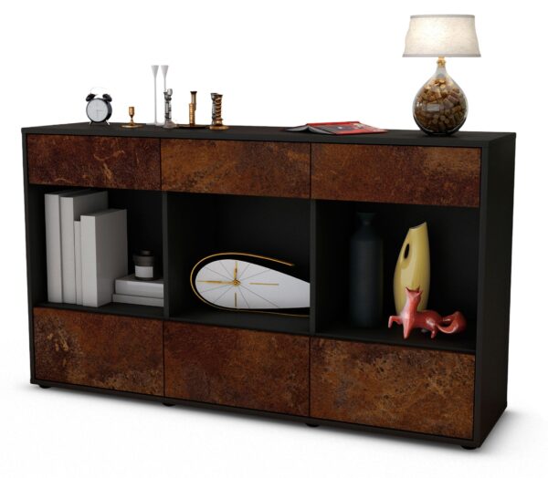 Sideboard Efisia, Rost (136x79x35cm)