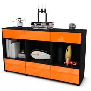 Sideboard Efisia, Orange (136x79x35cm)