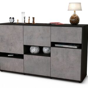 Sideboard Egizia, Beton (136x79x35cm)