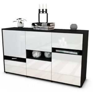 Sideboard Egizia, Weiß (136x79x35cm)